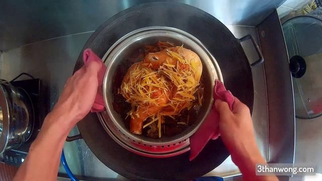 Steamed Chicken – Authentic Chinese Shunde Recipe 金针云耳蒸鸡秘方