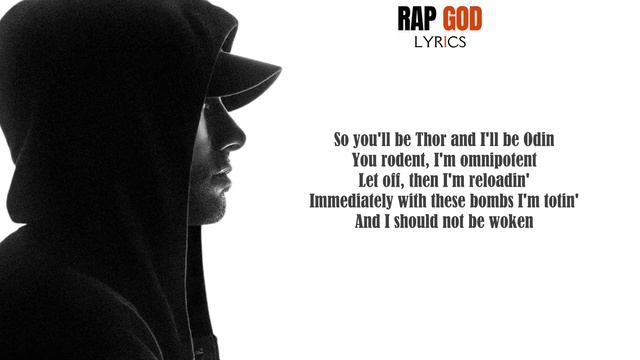 Rap God - Eminem [Lyrics] смотреть онлайн