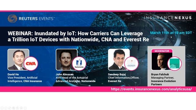 Inundated by IoT How Carriers Can Leverage a Trillion IoT Devices with Nationwide, CNA and Everest смотреть онлайн