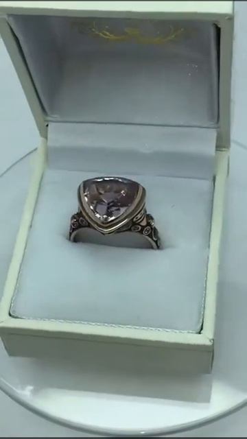 Видео кольца с розовым аметистом The Precious Trillion