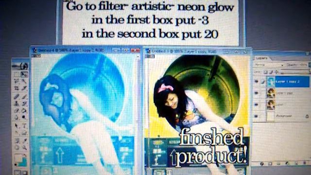 neon glow tutorial