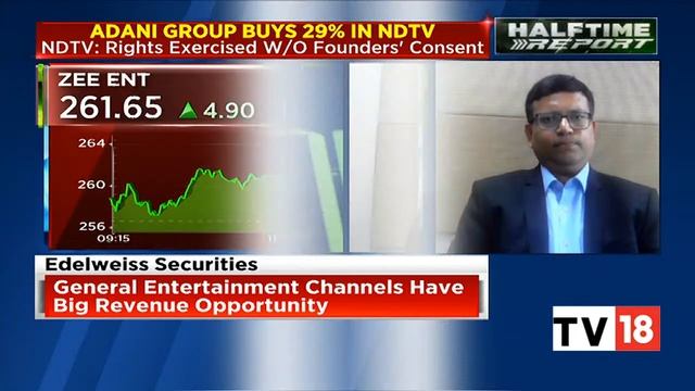 Abneesh Roy Of Edelweiss Securities Shares His Views On Adani Group Acquiring Stake In NDTV
