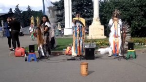 Wayra Nan 28 07 2013 8) Indigenas en Moscu.Индейцы в Москве.