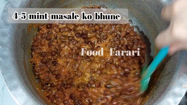 kale chane ka salan//black chana masala gravey by Food Farari смотреть онлайн
