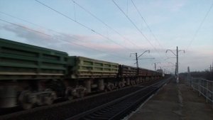 ВЛ60К-1431 с грузовым поездом