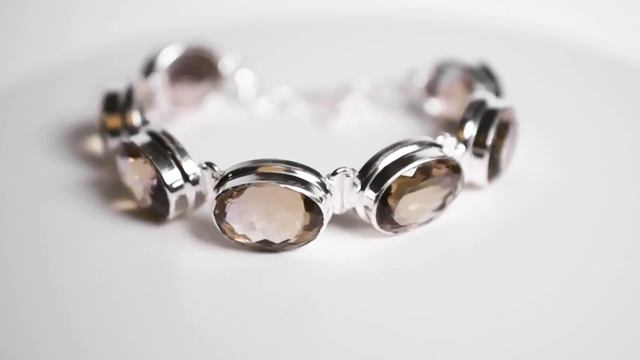 Аметрин серебряный браслет, 880БРР смотреть онлайн