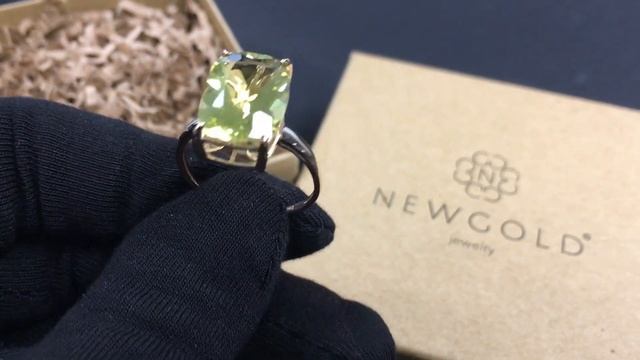 !Кольцо 576 из красного золота 585 пробы с кварцем лимонным смотреть онлайн