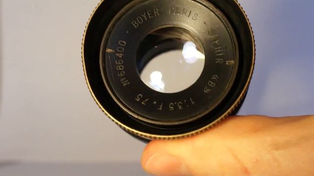 Boyer Paris Saphir "B" 75mm f3.5 смотреть онлайн
