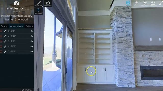 Matterport Measurements Demonstration