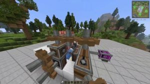 Ферма бесконечного Обсидиана в Minecraft 1.18.2 с модом CREATE