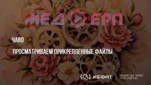 КБФИТ: МЕДЕРП. ЧАВО. Просматриваем прикрепленные файлы.