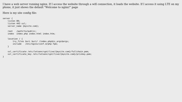 DevOps & SysAdmins: nginx not serving site on cellular data connection смотреть онлайн