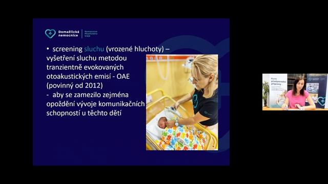 Online s odborníkem: Novorozenecký screening | Webinář DN MUDr. Lenka Dvořáková 4/2024