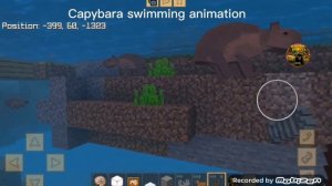 Capybara Swimming Animation TheBetterSeasAddon