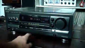 SA-EX510 Technics Receiver 90's Grafite (Video DEMO)