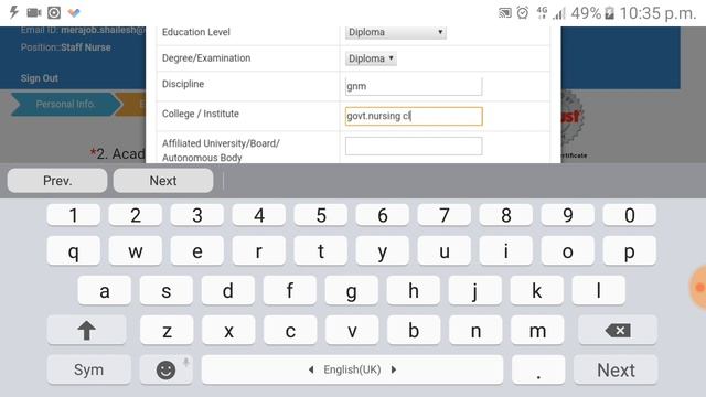 HOW TO FILL IIT KHARAGPUR STAFF NURSE ONLINE FORM 2020,IIT KHARAGPUR STAFF NURSE RECRUITMENT 2020,
