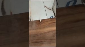 До / после стык керамогранита и кварц винила #стыккварцвинил#керамогранит