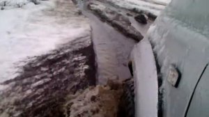 Апрельское половодье еду на УАЗ пикап