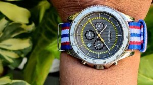 Wrist Roll HMT Chronograph FGSS 12 BRW Dark Grey NATO Band/Strap Quartz Watch