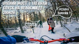 Олений мост | Таганай | На велосипеде зимой