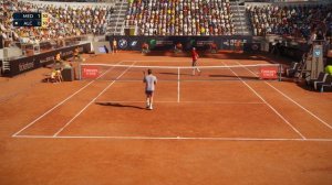 Top Spin 2K25 - COURT LEVEL VIEW - Carlos Alcaraz Vs Daniil Medvedev - Rome Masters (PS5)