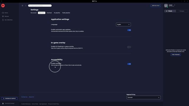 How To Enable/Disable Autoplay Videos EA Desktop App