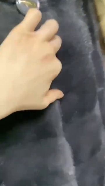 Шубка из меха европейской норки стойка воротник в цвете «графит» 65 см смотреть онлайн