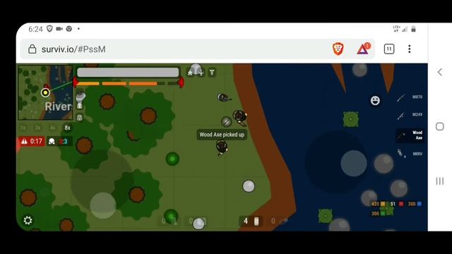 Being the Cast IronSkin in Surviv.io 50v50 смотреть онлайн