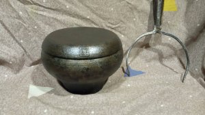 Чугунок чугунный 4 литра + Крышка - Сковорода Чугунная +Ухват Кованый СССР