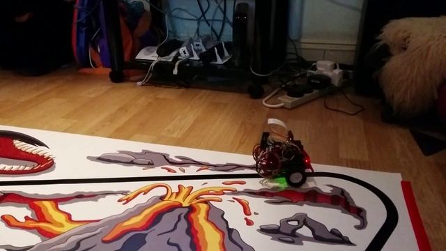 PyroBot early line following code