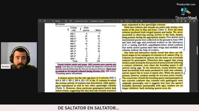 HARPEGNATHOS SALTATOR | Cooperación reproductiva entre reina y obreras смотреть онлайн