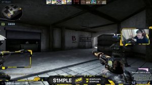 CSGO   s1mple plays MM on Dust 2 08/10/2017