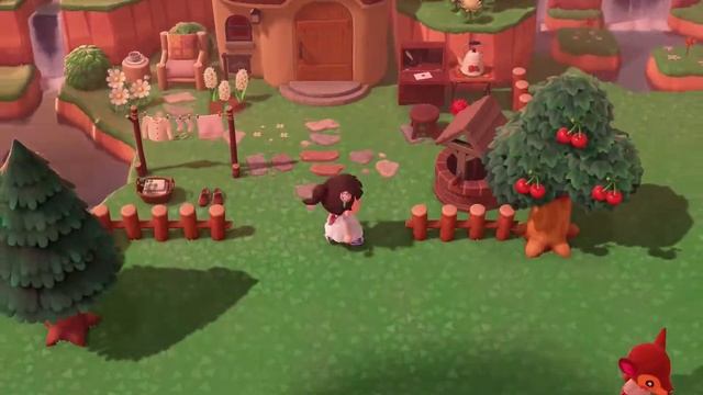 landscaping villager homes : fauna | speed build | animal crossing new horizons смотреть онлайн