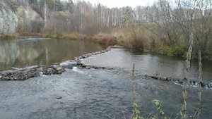 перед шиверой Альпинист на Буготаке