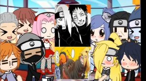 Реакция акацуки на Тик Ток про Тоби и Дейдару