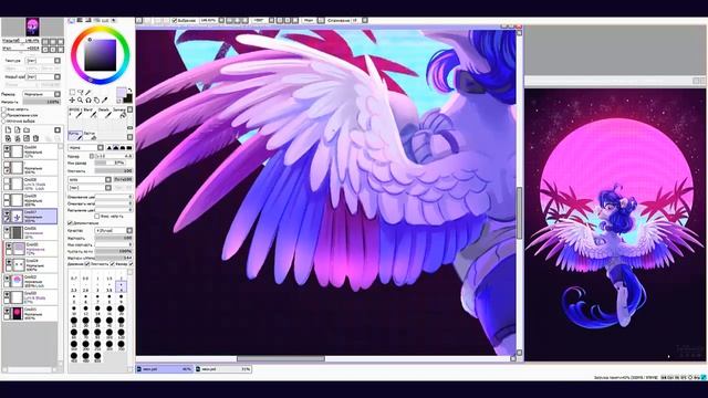 Neon vibe  MLP  SPEEDPAINT