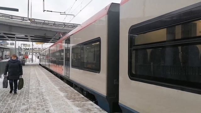 Электропоезд ЭС2Г-131 "Ласточка" сообщением Нахабино - Подольск, D2. смотреть онлайн