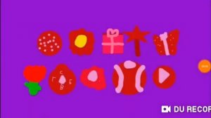 карусель штучки синий красный зелёный жёлтый розовый