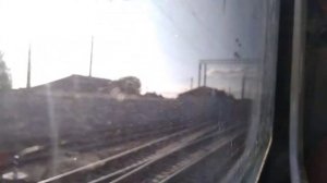 Прибытие на станцию Жмеринка из окна поезда