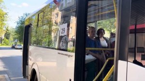 Автобус ПАЗ-320435-04 ”Vector Next” следует по маршруту 29 ”ст. МЦД Хлебниково - МЦД Химки”