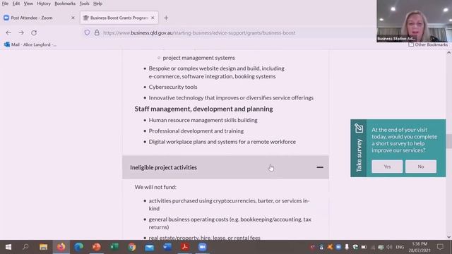 Applying for QLD Government Business Boost Grant Funding by Alice смотреть онлайн