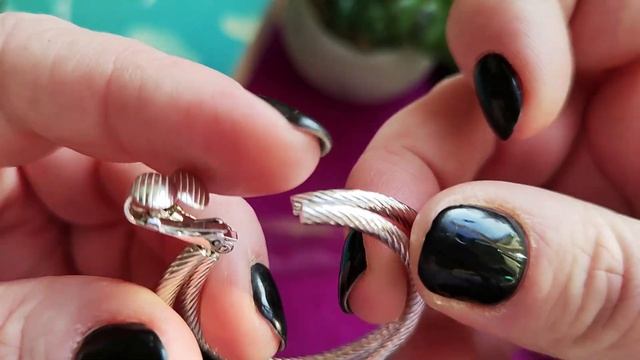 КЛИПСЫ КОЛЬЦА BERGERE, ВИНТАЖ смотреть онлайн