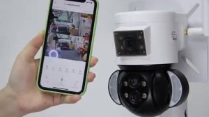 Dual Lens Camera Operation Guide #cctvcamera #installation #appconnect #ipc #ipc360home #wificamera