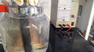 Как почистить анод, если он покрыт чужеродным металлом.