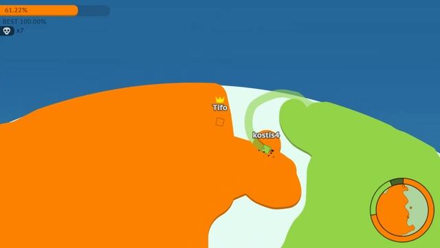 Paper.io 2 [Teams] Map Control: 100.00% смотреть онлайн