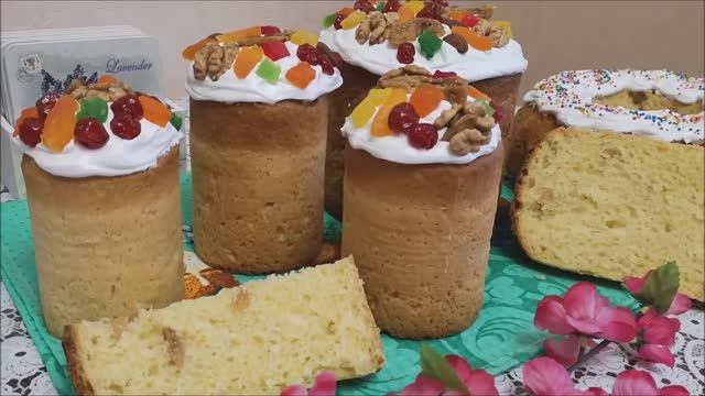 Пасхальный кулич на сметане|НЕЖНЫЙ и СЛАДКИЙ|пасхальный кулич рецепт |пасха | paska