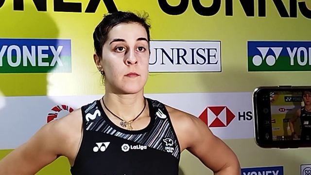 Carolina Marin speaks to Spanish media after round 2 win in Yonex India Open 2023   #carolinamarin