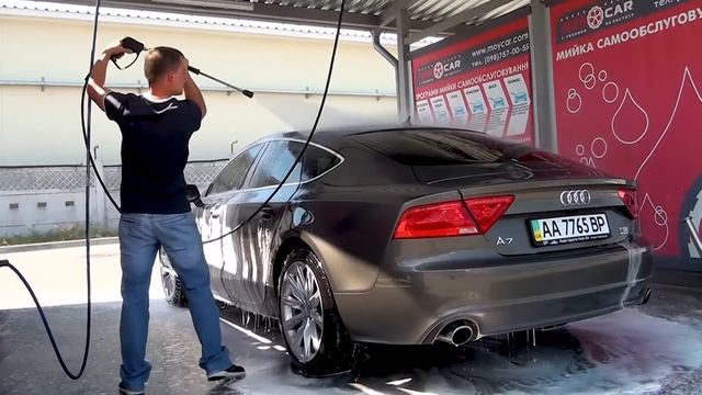 Съемка видеоролика автомойки. Создание видеороликов для рекламы. Видеосъемка - Киев, Днепр.