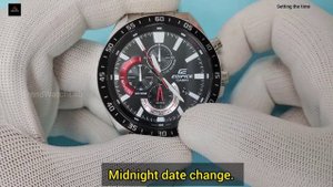 How To Set Time Casio Edifice EFV-620 | TrendWatchLab | Stopwatch Reset