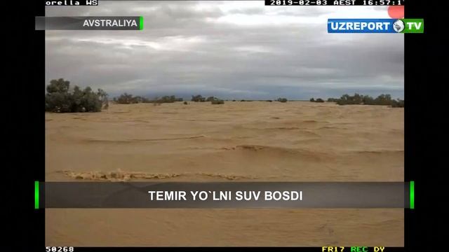 Avstraliyada temir yo'lni suv bosdi смотреть онлайн